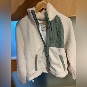 Abercrombie Sherpa zip up jacket